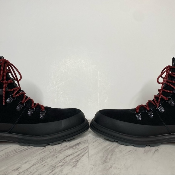 New! UGG Biltmore Lace Up Black Suede Hiker Boot 9 - Picture 6 of 15